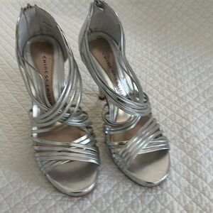 Chinese Laundry size 6.5 silver heels